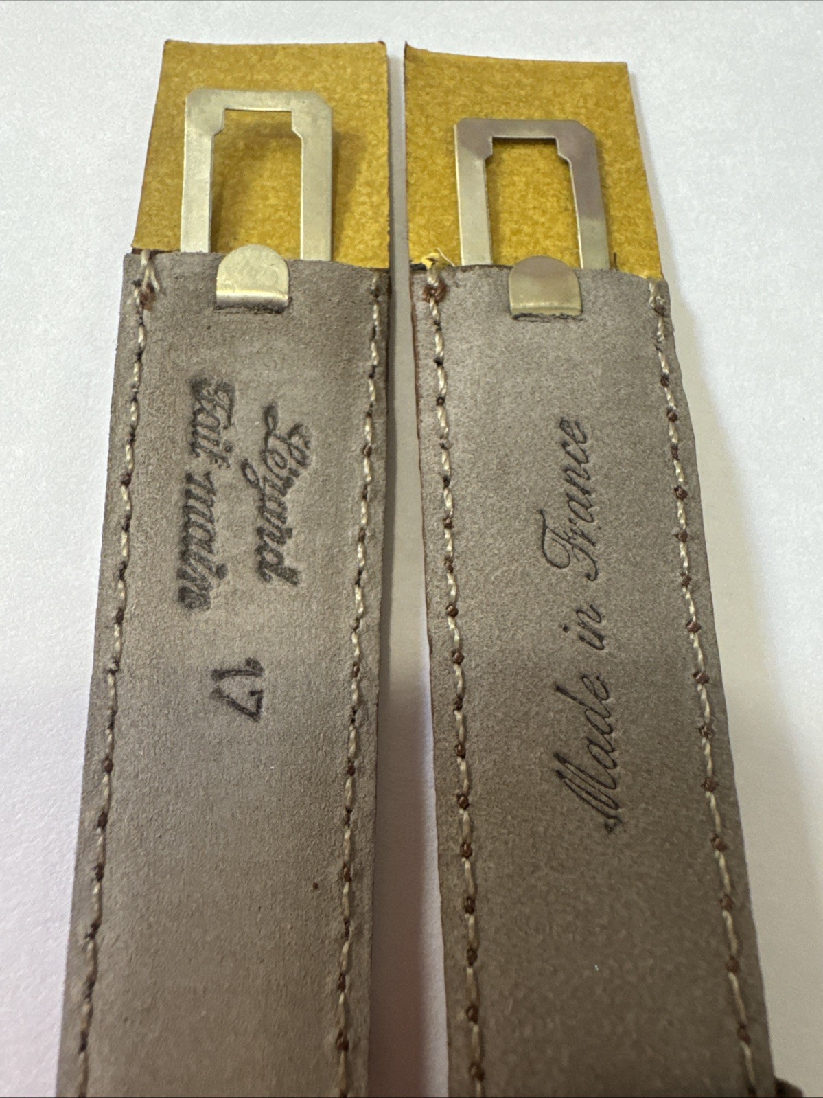 Brown Lizard Grain 17mm Open Ended Watch Strap Brand New Liz17