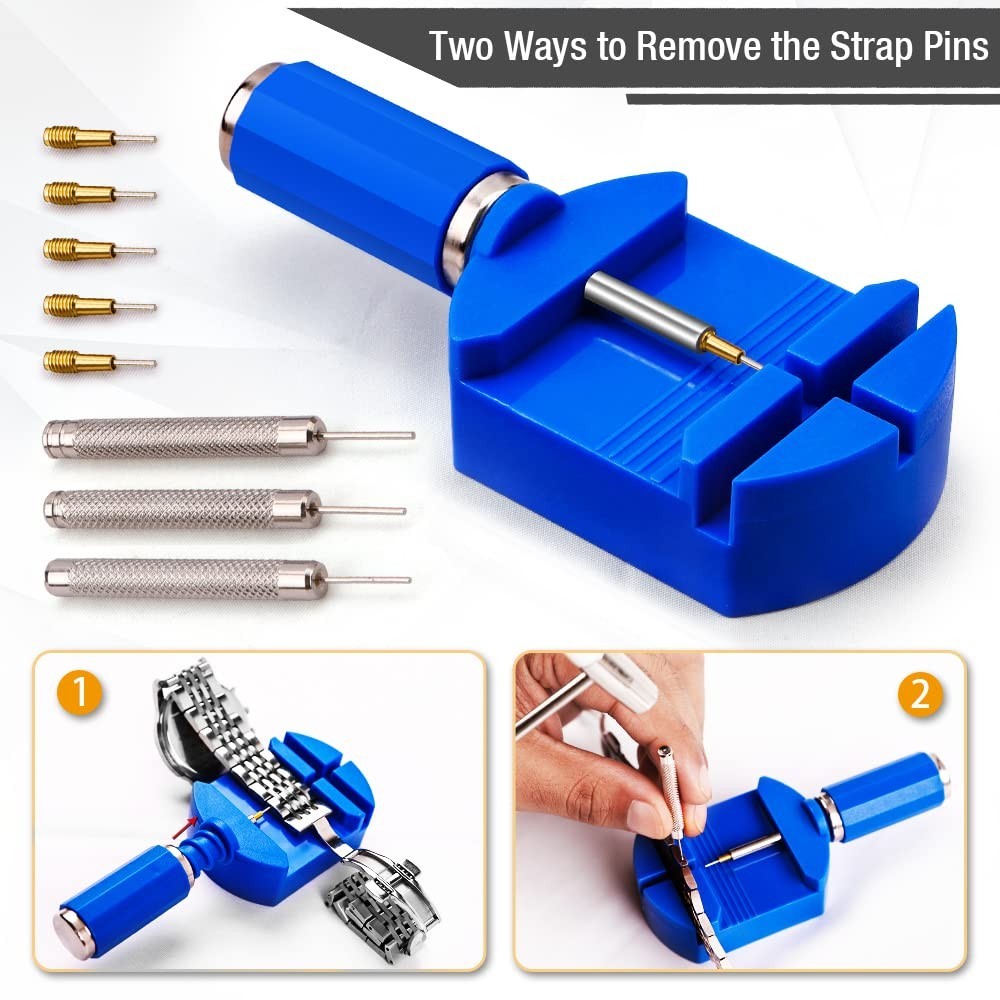 Watch Link Removal Kit – Band Strap Pin Remover Tool for Sizing & Adjustment