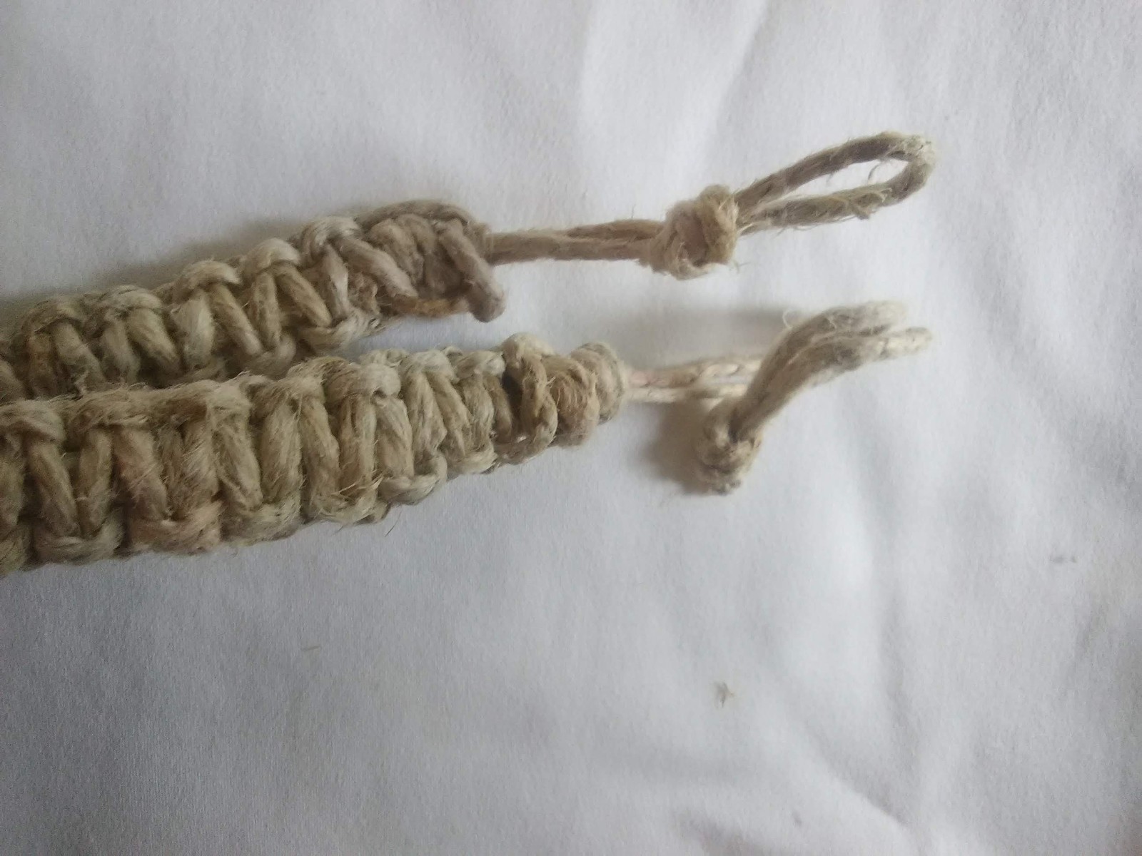 Anklet Natural Macrame Braided Hemp Adj Unisex 11″ Boho Chic US Seller New