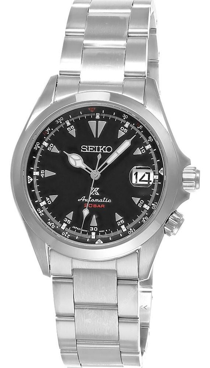 Seiko Prospex Alpinist 39.5 mm Black Dial SS Men’s Watch SPB117 – Store Display
