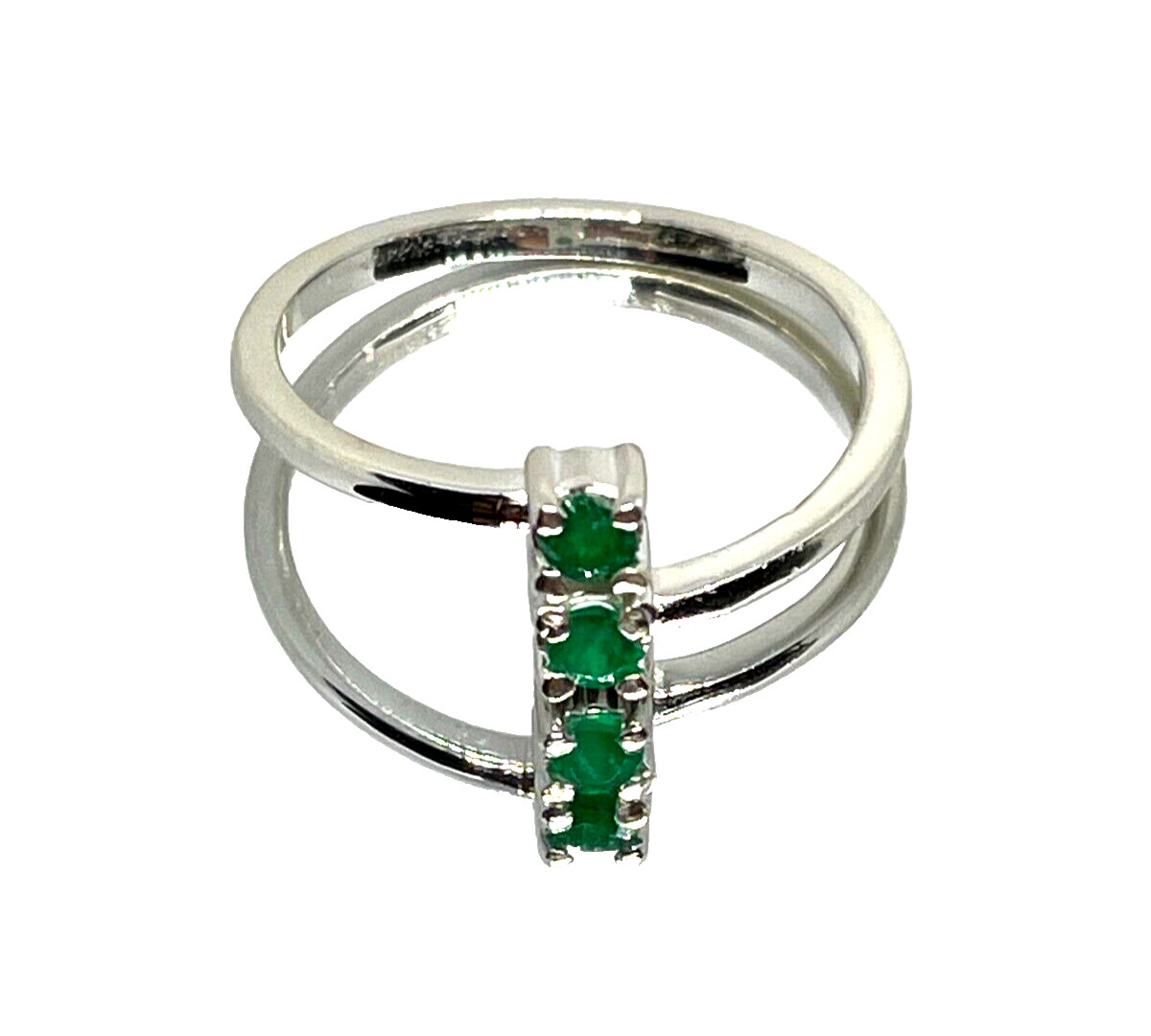 0.09 ct. Natural Colombian Emerald Ring – Size 6.75 – *$200* Value