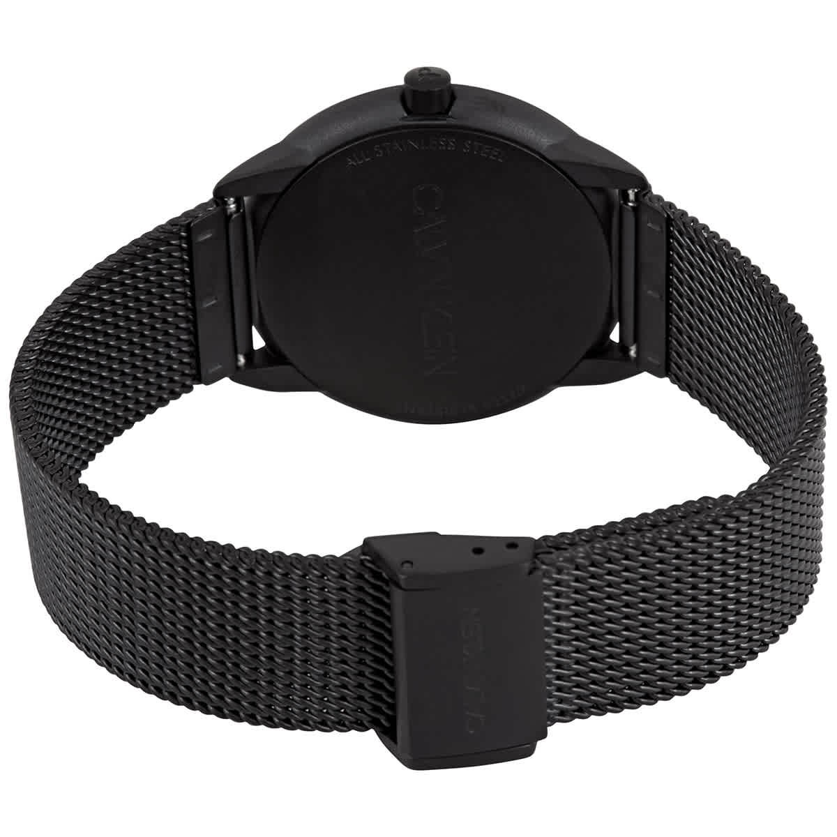 Calvin Klein K3M5245X Minimal Black Dial 35 mm Women’s Watch New