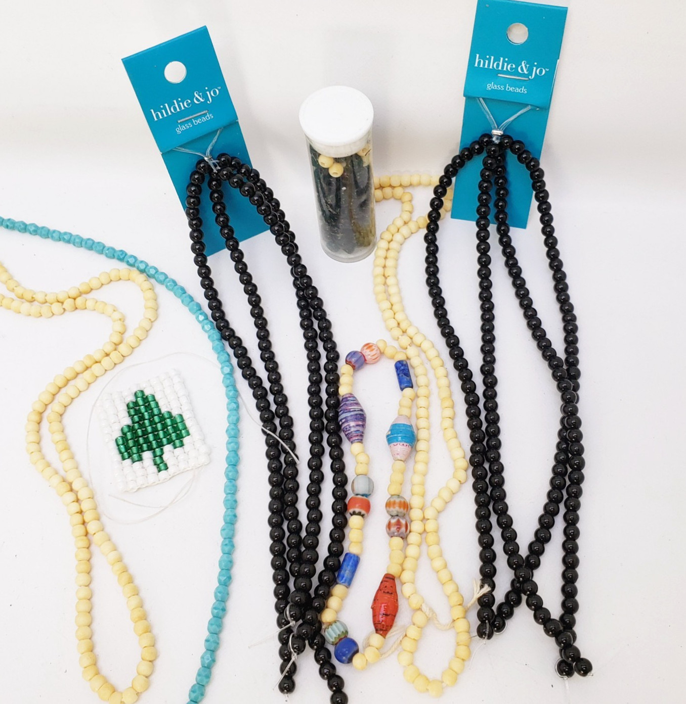 Lot of Glass Bead Necklaces Hildie & Jo and Other Beads Plus FREE Beads