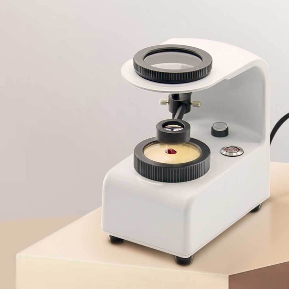 Desktop Polariscope Built-in Gemstone Gem Jewel Jewelry Polarizer Tester Tool