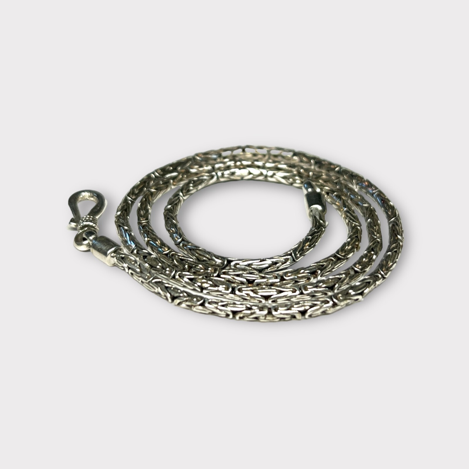 Aesthetic Bali Style Byzantine/Borobudur Hook Clasp Ethnic Handmade Chain