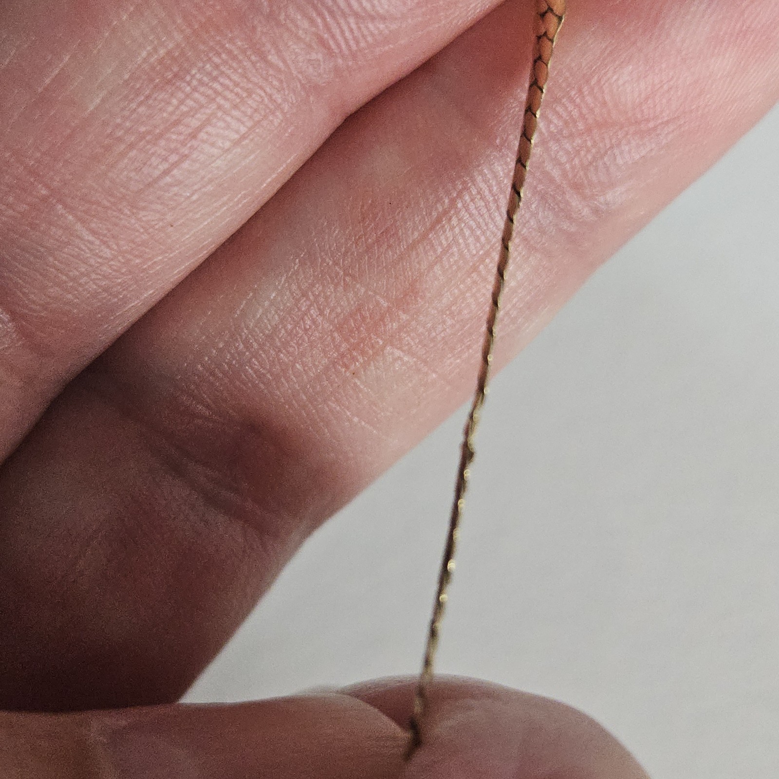 10k Solid Yellow Gold Diamond Accents 17 Total Inches Sets At 16″ Flat Curb