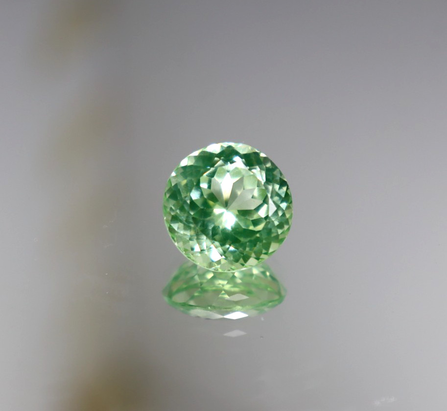 14Ct Rare Natural Green Spinel Round Cut Loose Gemstone 14x14x9mm