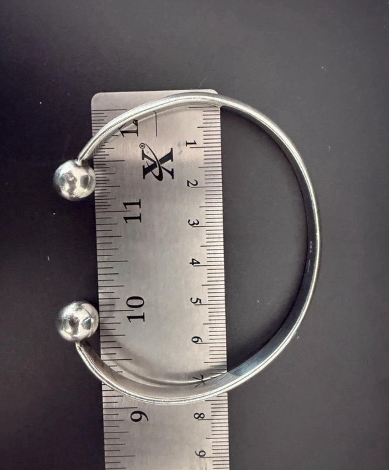 Sterling Silver 925 Torque Bangle Open Cuff Bracelet 24.16g