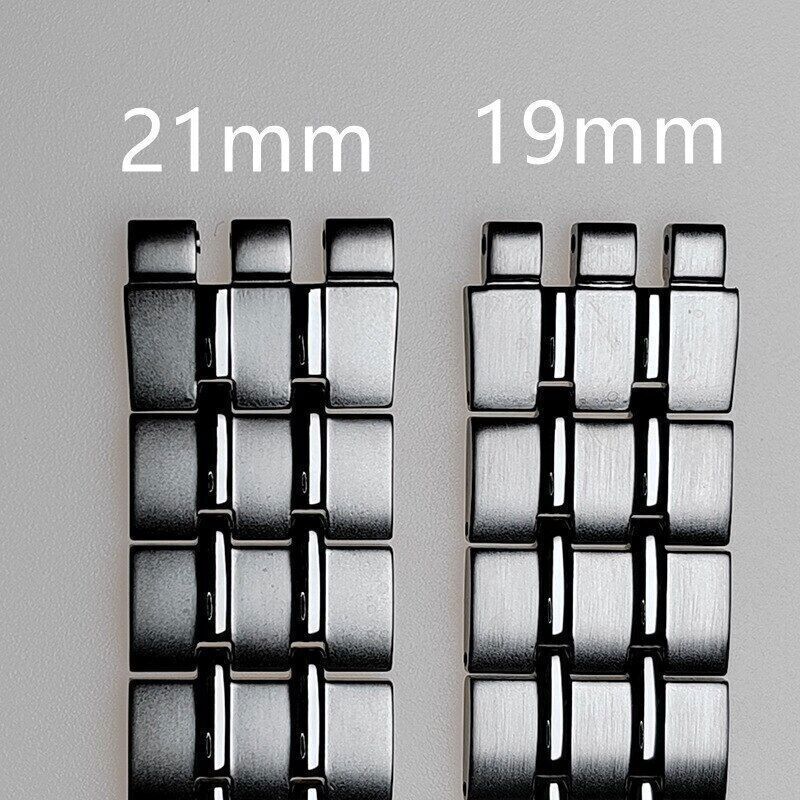 19/21mm Stainless Steel Strap for Swatch Watch Band Metal Bracelet Wrist Belt
