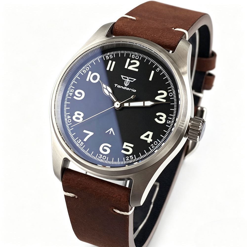Tandorio 39mm Arabic Luminous 20ATM Sapphire Automatic Japan NH35A Men Watch