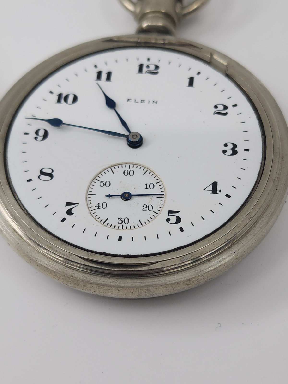 1920 Elgin Model 7 7j Size 16s Grade 291 Open Face Pocket Watch – Repair