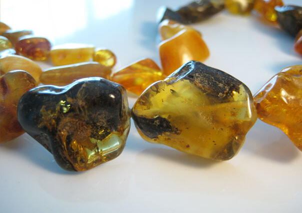 Genuine Massive Amber Baltic Amber Necklace 35-40 grams !!!