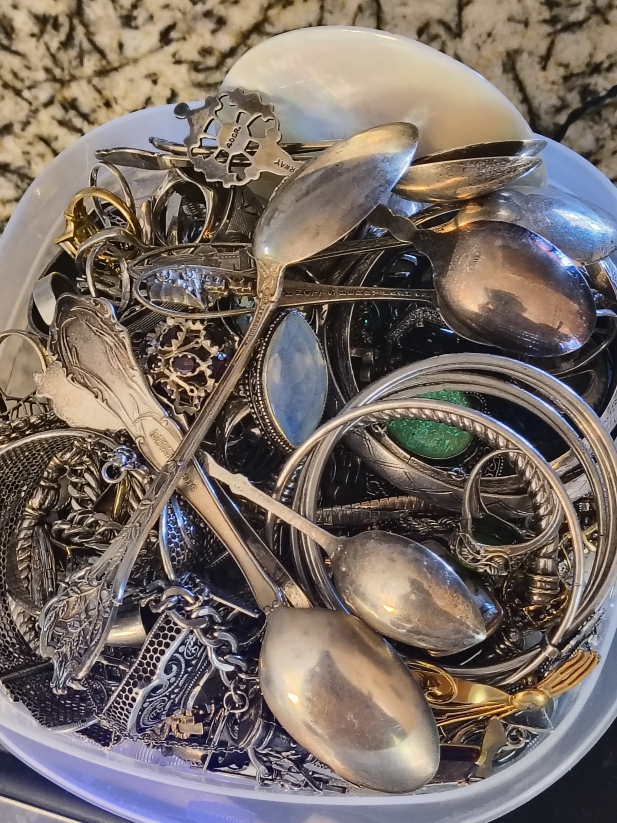 Massive Sterling Jewelry Lot/ Semiprecious Stones, 925/14k / Yurman 5lbs