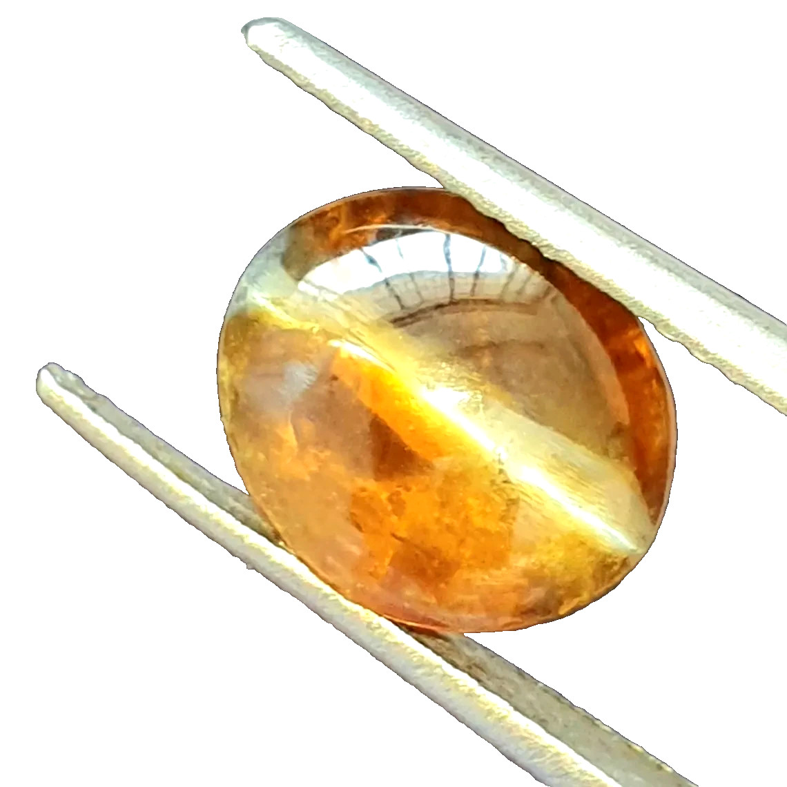 4.94 ct Sri Lankan Milk and Honey Chrysoberyl Cat’s Eye Unheated gemstone