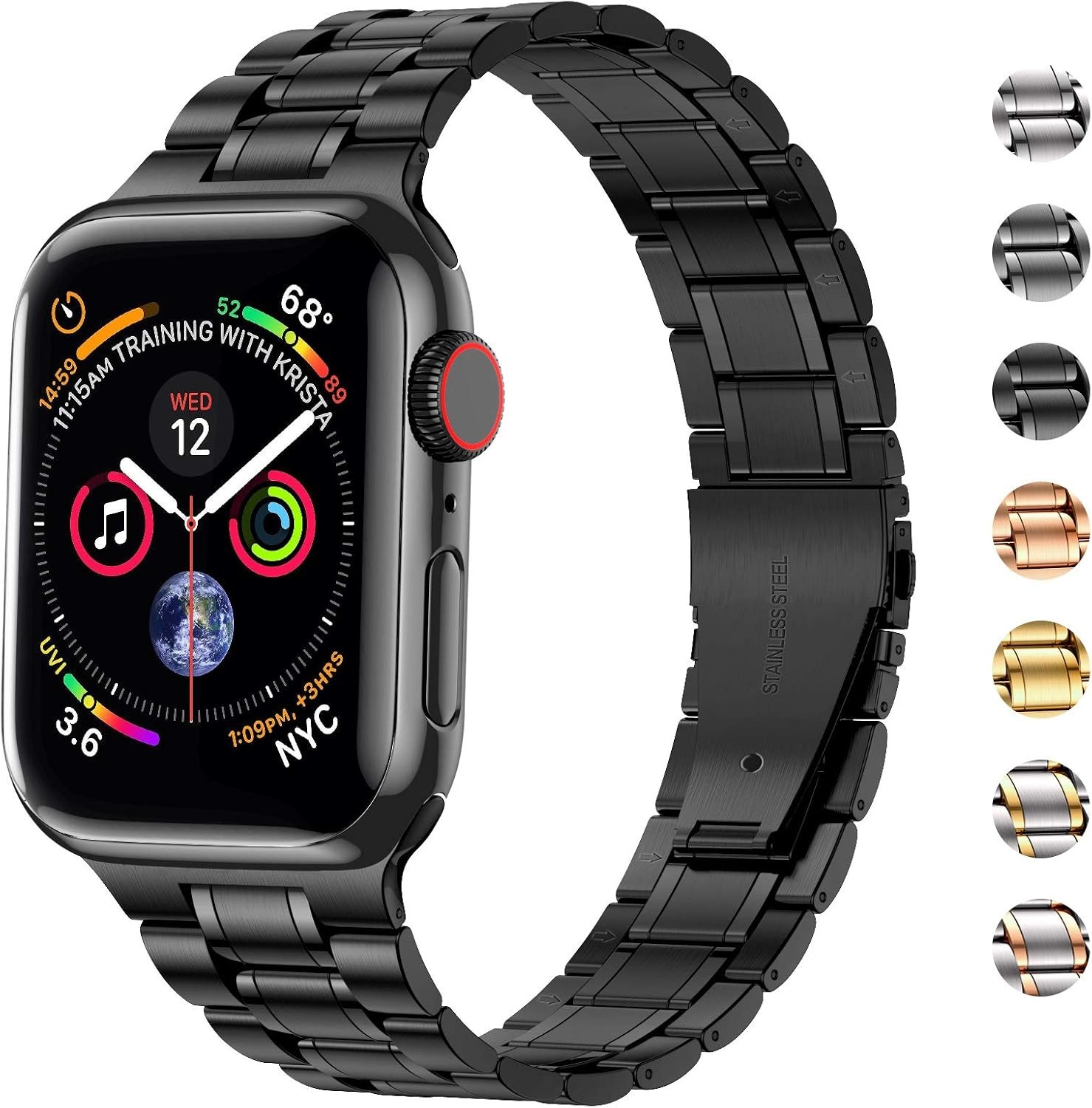 Stainless Steel Band for Apple Watch Series 11 10 9 8 7 6 SE iWatch Ultra Strap