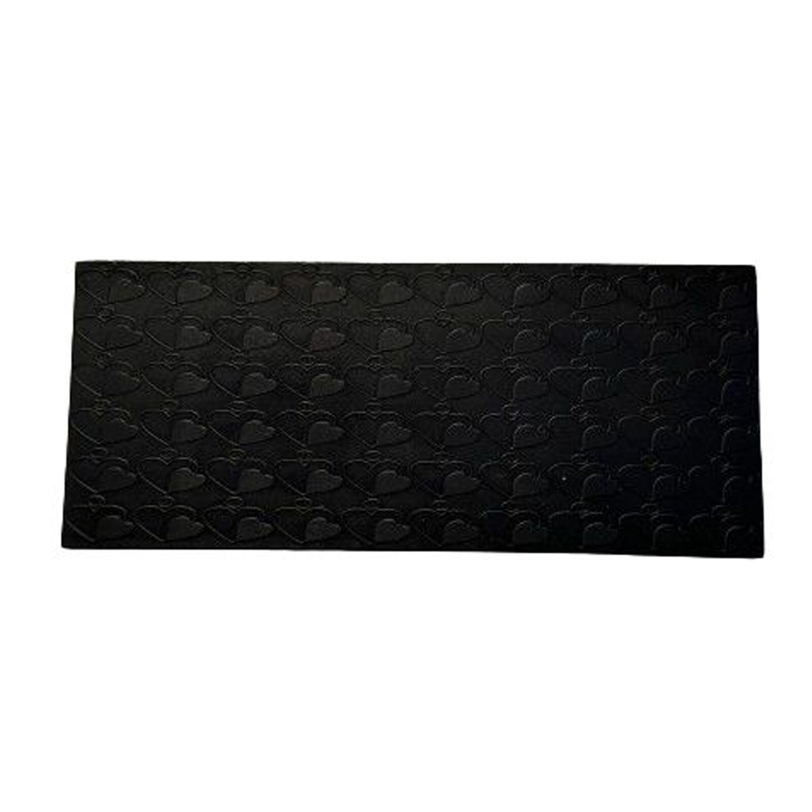 Design #10 Heart Pattern Texture Steel Plate for Press or Rolling Mill 6×2 Inch