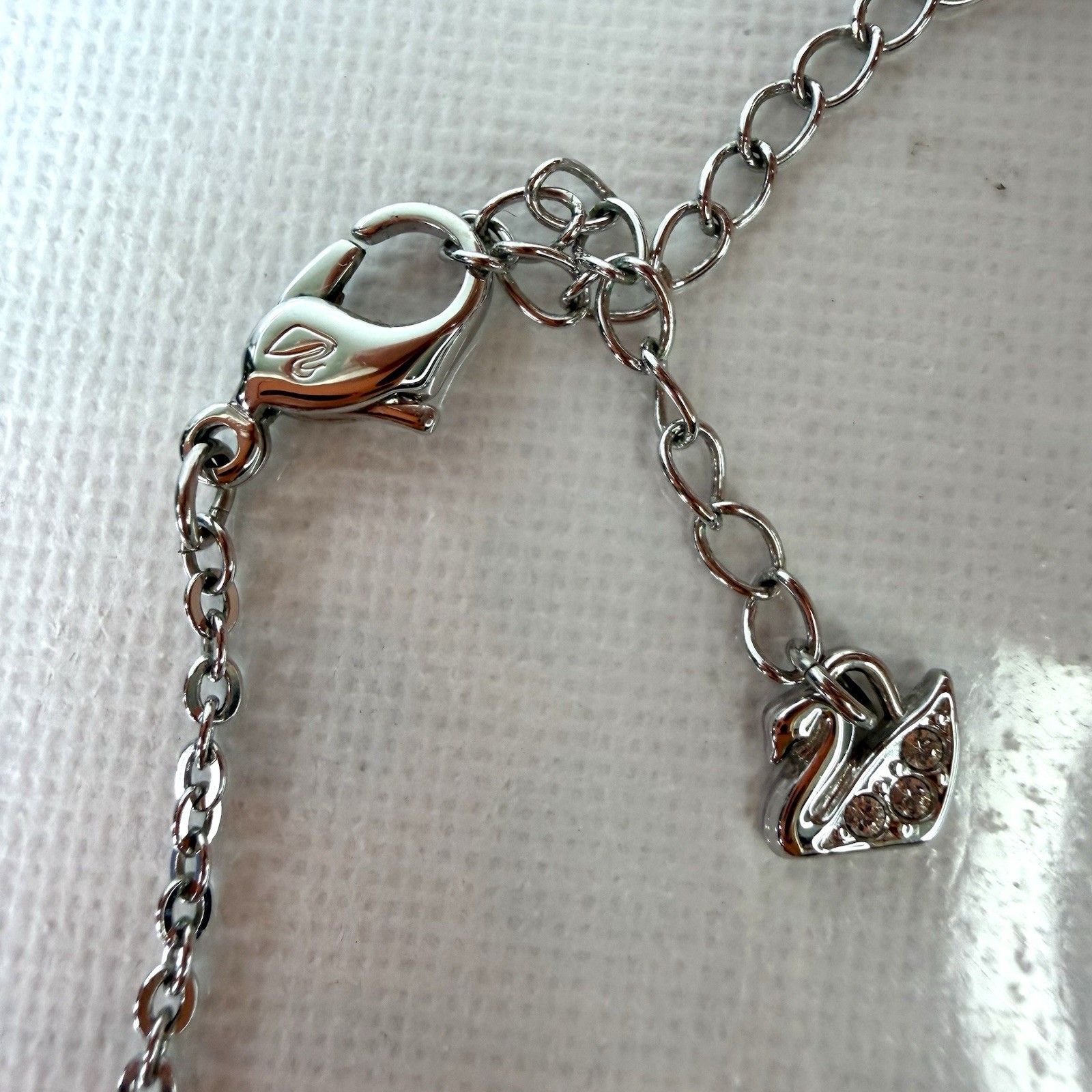 SWAROVSKI Heart Necklace Sublima Pendant Large Pink Crystals New Boxed