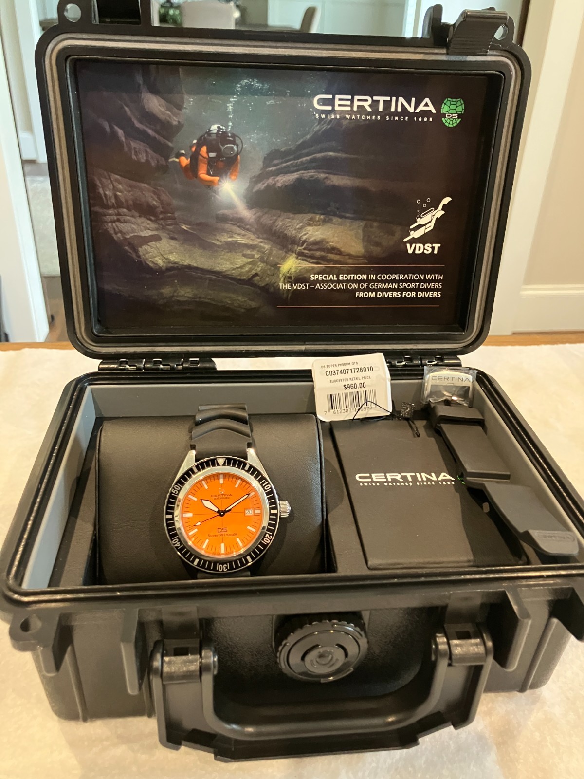 Certina DS Super PH500M Watch. C037.407.17.280.10