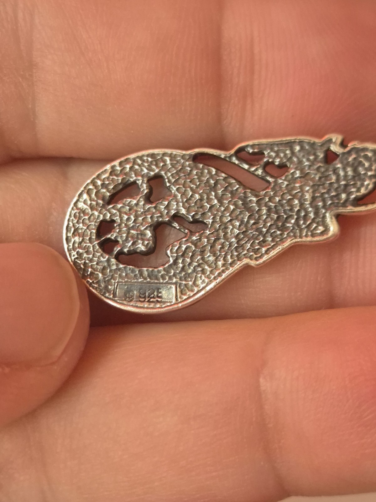 Ortak Celtic Zoomorphic Sterling Silver Pendant Only Malcolm Gray