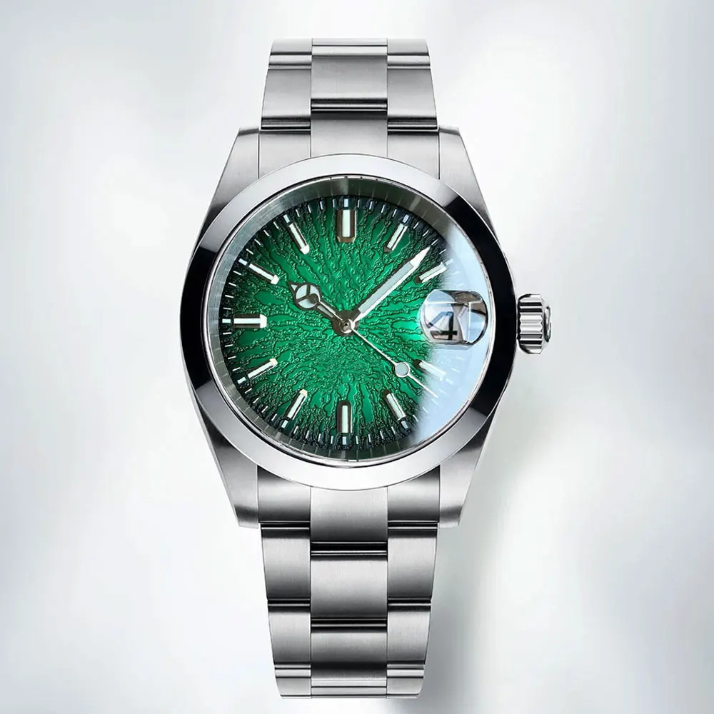 Tandorio 36mm/39mm Japan NH35 Automatic Mechanical Diver Date Men Watch 20ATM