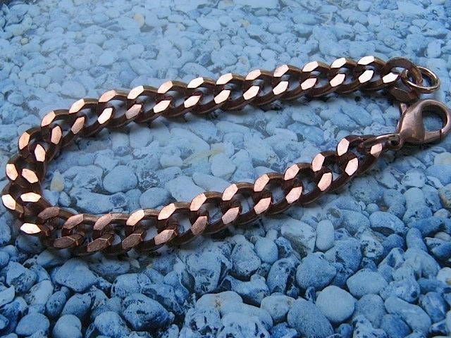 Solid copper bracelet CB626G – 5/16″ wide. Available in 8 to 11 inch lengths.