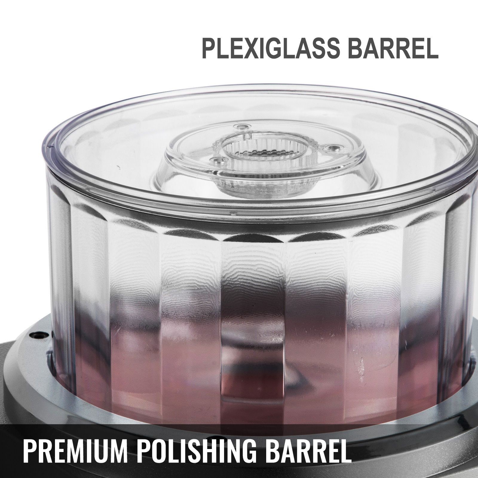 Polycarbonate Magnetic Polisher 185mm, 2000 RPM, 2-60min Adjustable Timer