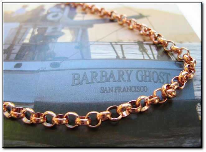 Solid Copper Anklet CA637G -1/8 inch wide – 8 to 11 inch lengths