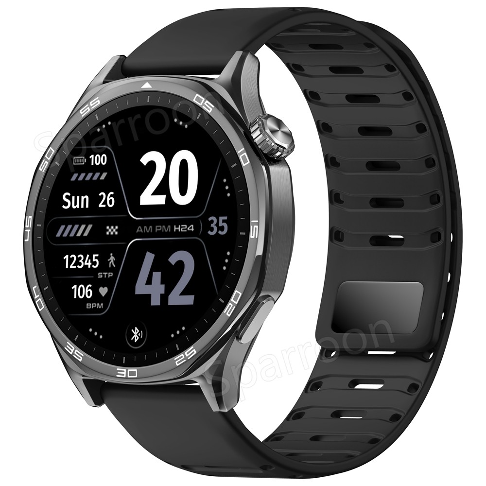 For Fossil Men’s Gen 6 5 5E 4 Watch Band 22mm Silicone Magnetic Strap Wristband