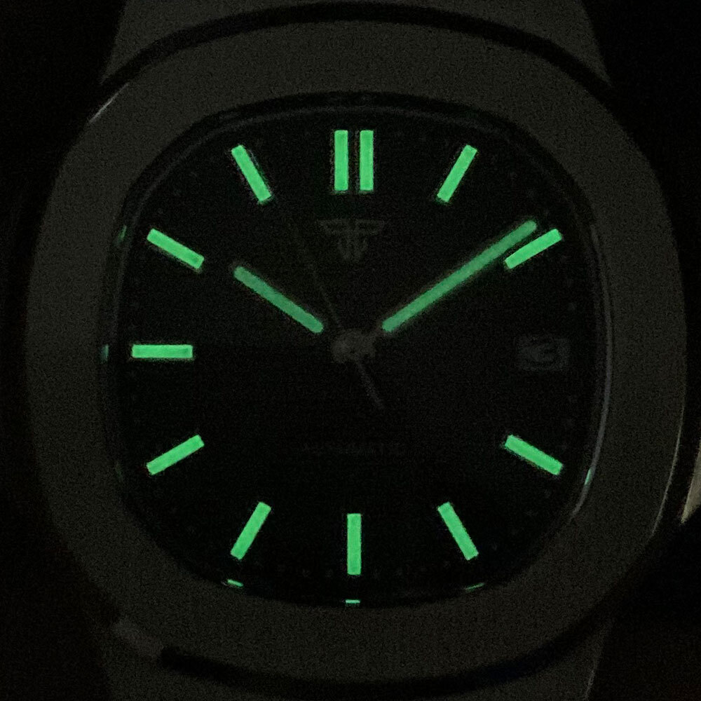 Tandorio 40mm Sapphire 20ATM Lume Automatic NH35A PT5000 Men Mechanical Watch