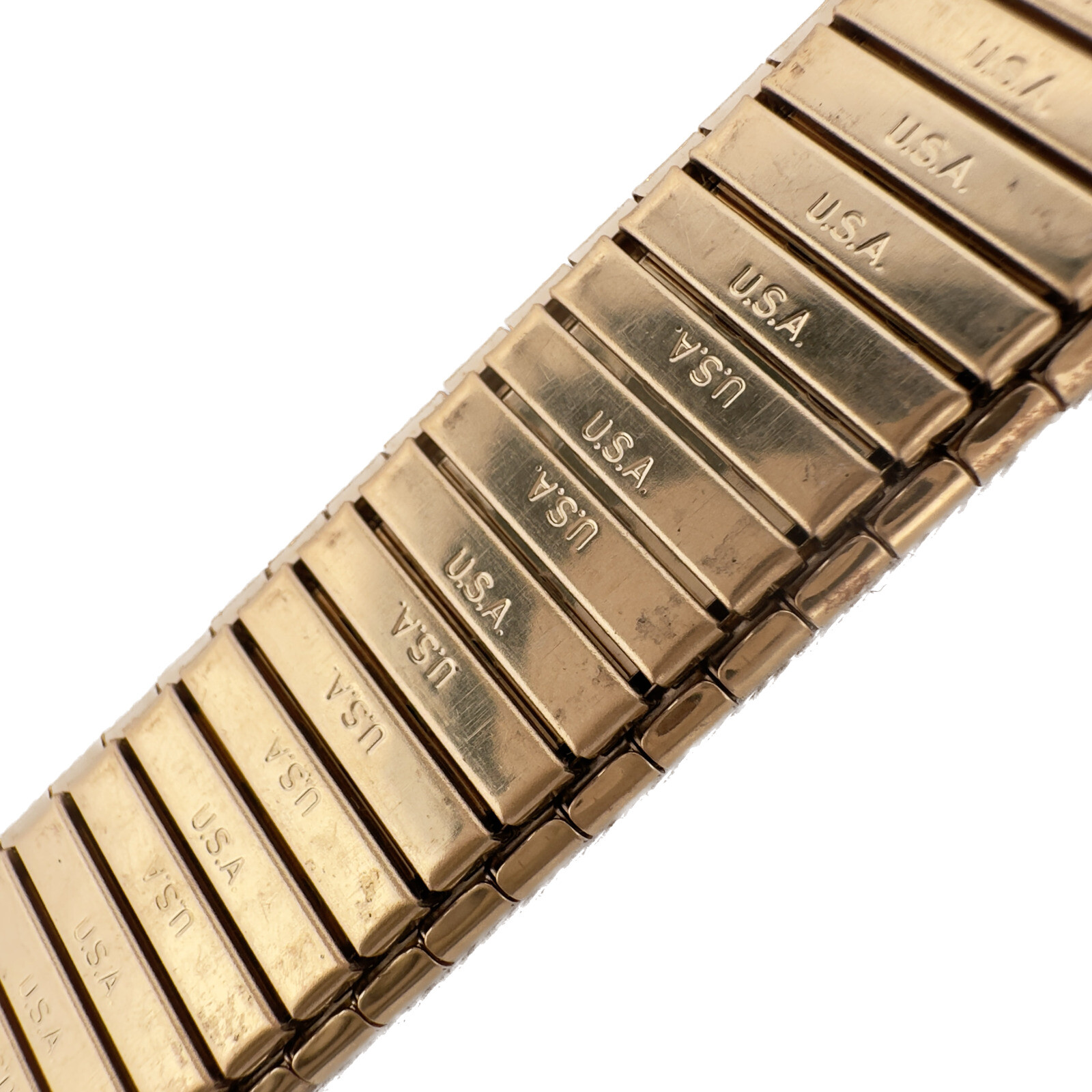 Vintage 16mm to 22mm Speidel Men’s Wristwatch Band Steel Textured & High Polish