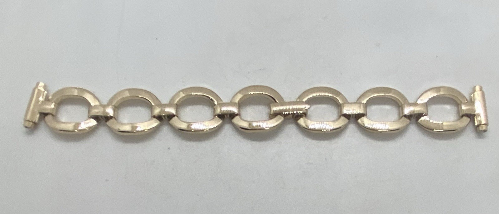 VTG ULTRA-TWIST Gold Fancy Link Fashion Watch Band 11-15mm Lug Spring Bars MCM