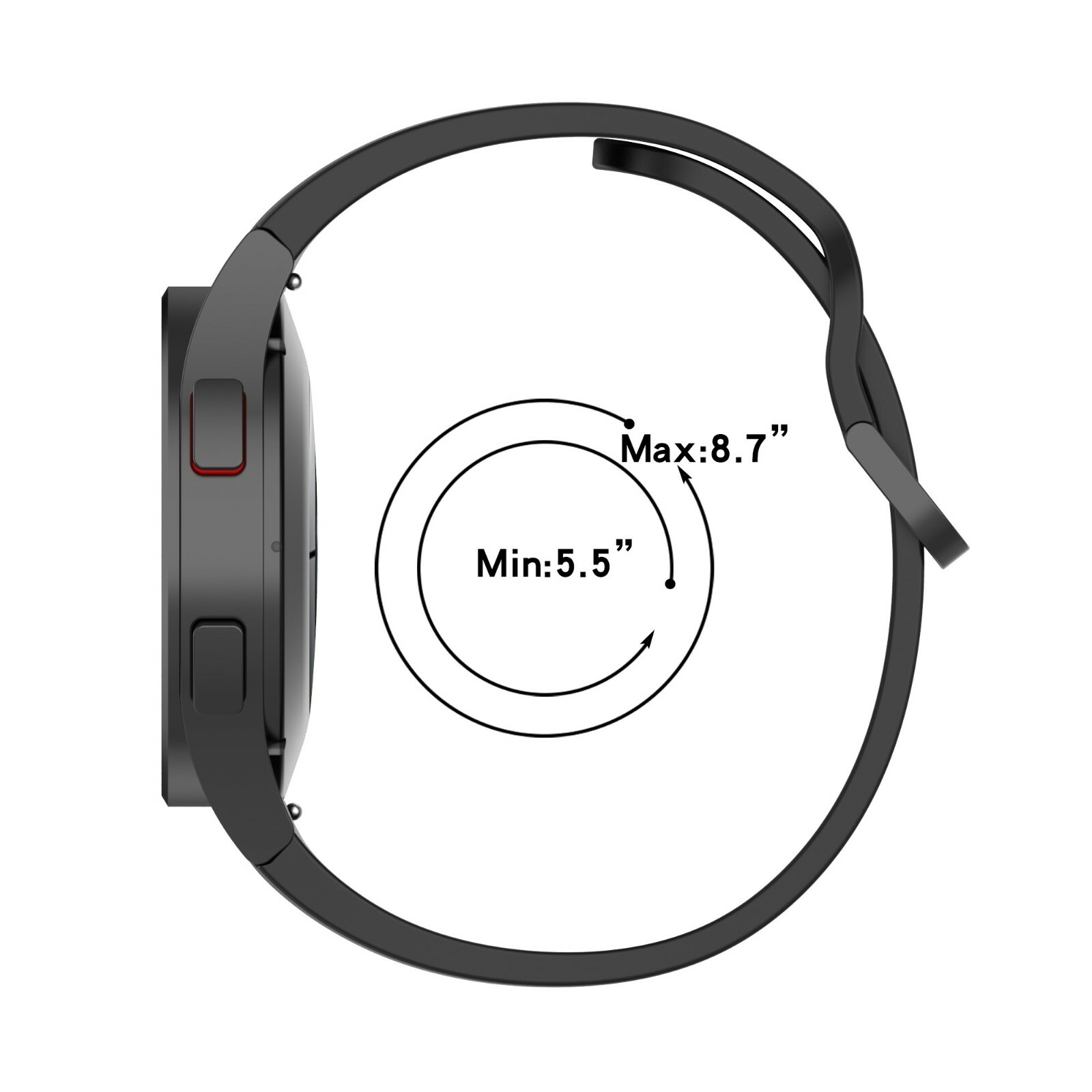 Samsung Galaxy Watch 4 Watch4 3 Classic 40/44mm 42/46mm Silicone 20mm Sport Band
