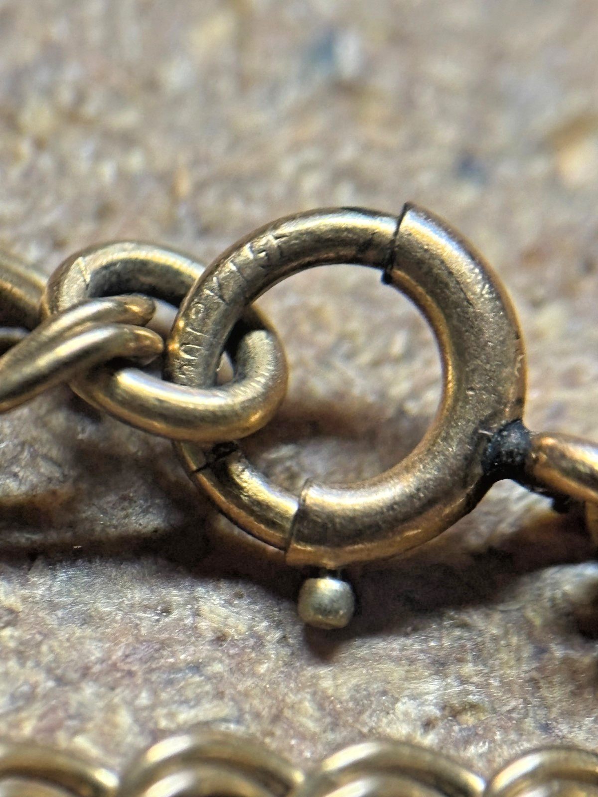 Vtg A & Z 8.26g 12k gold filled 8″ CHARM BRACELET Chain Link BRIDESMAID Wedding