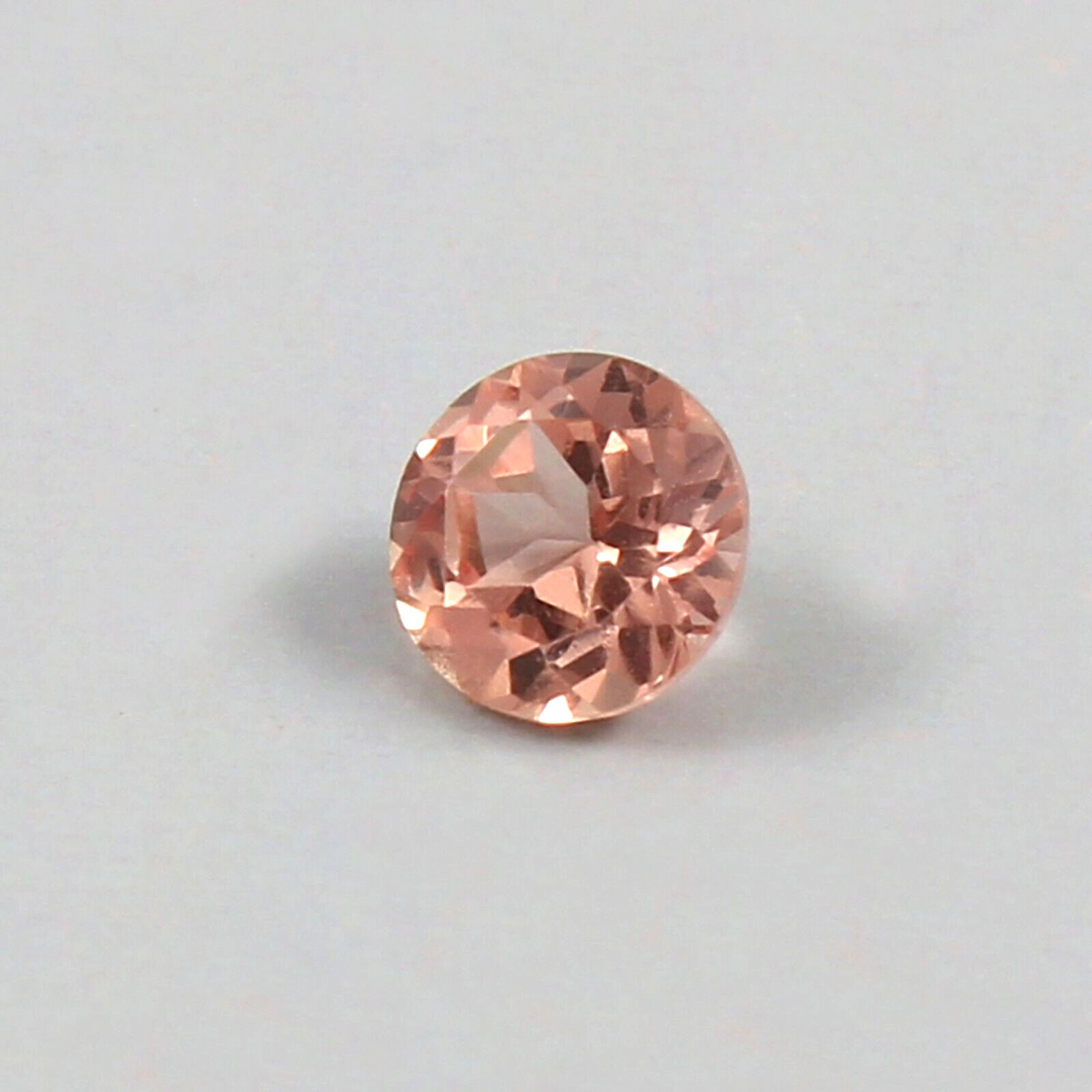 AAA Natural Flawless Ceylon Padparadscha Sapphire Loose Round Gemstone Cut 4x4mm