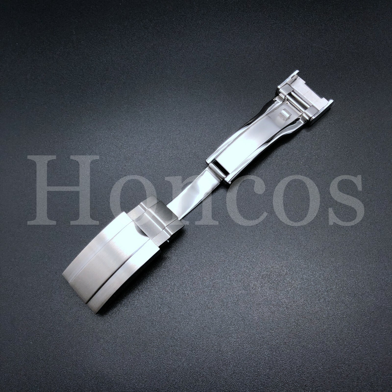 FLIP LOCK CLASP FITS FOR ROLEX OYSTER BAND BRACELET BRUSHED STAINLESS STEEL
