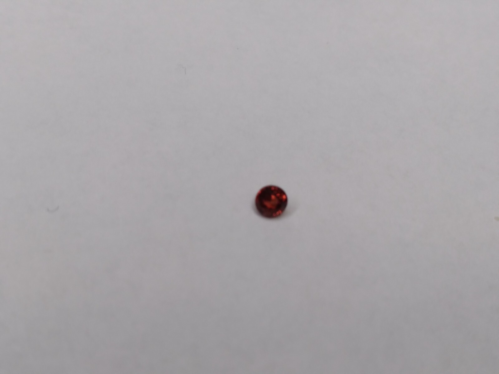 Natural Genuine Garnet Stone! 2.75 mm Round Faceted Cut Stone AAA Grade .11 Ct.
