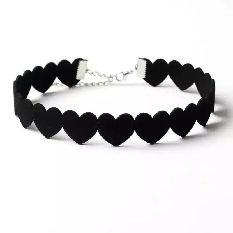Korean Fashion Velvet Choker Necklace for Women Vintage Sexy Lace Necklace with