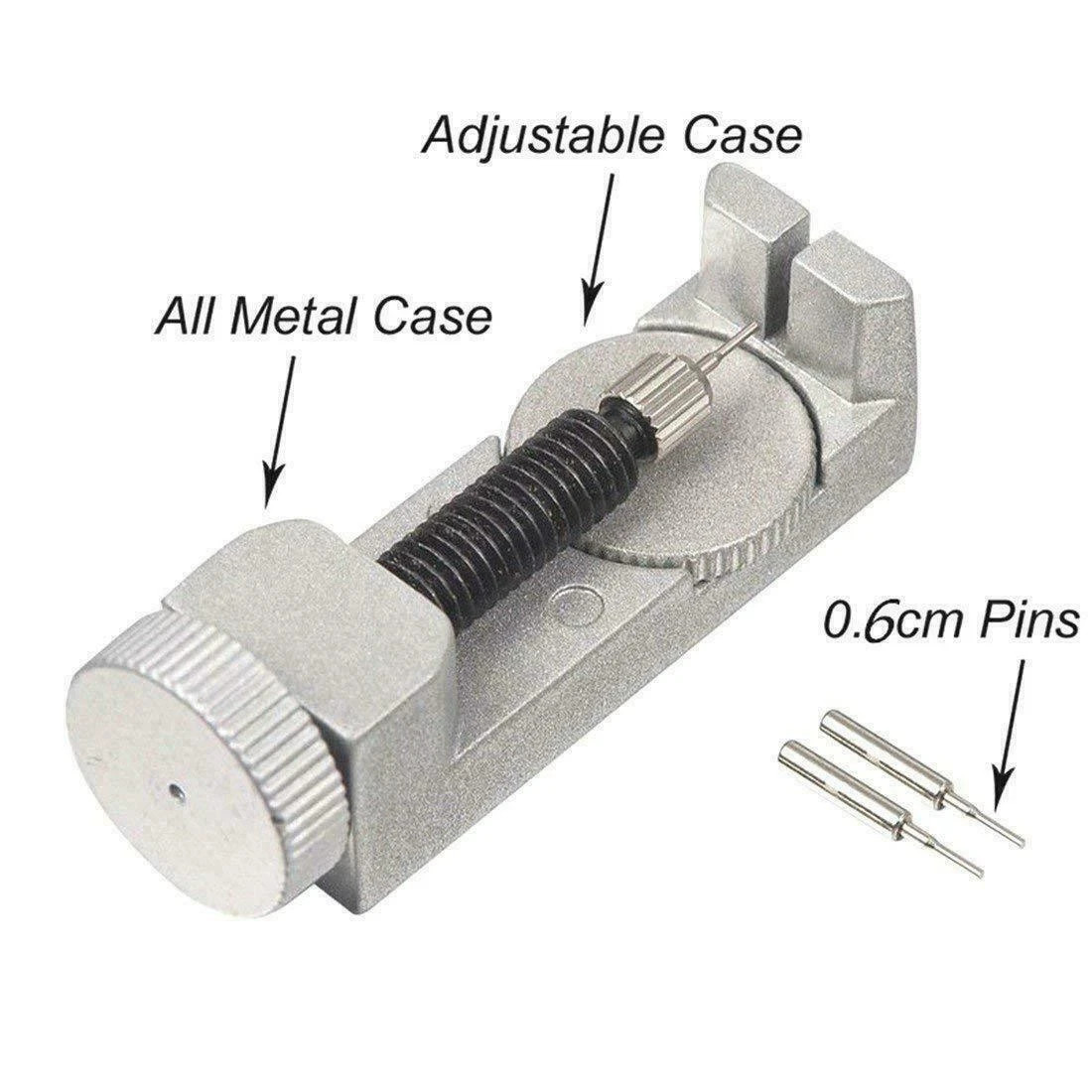 3PCS Adjustable Metal Watch Band Strap Bracelet Link Pin Remover Repair Tool Kit