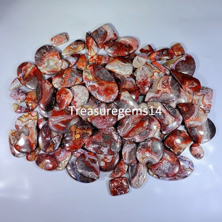 250 Crt WHOLESALE LOT CRAZY LACE AGATE CABOCHON GEMSTONE AAAA