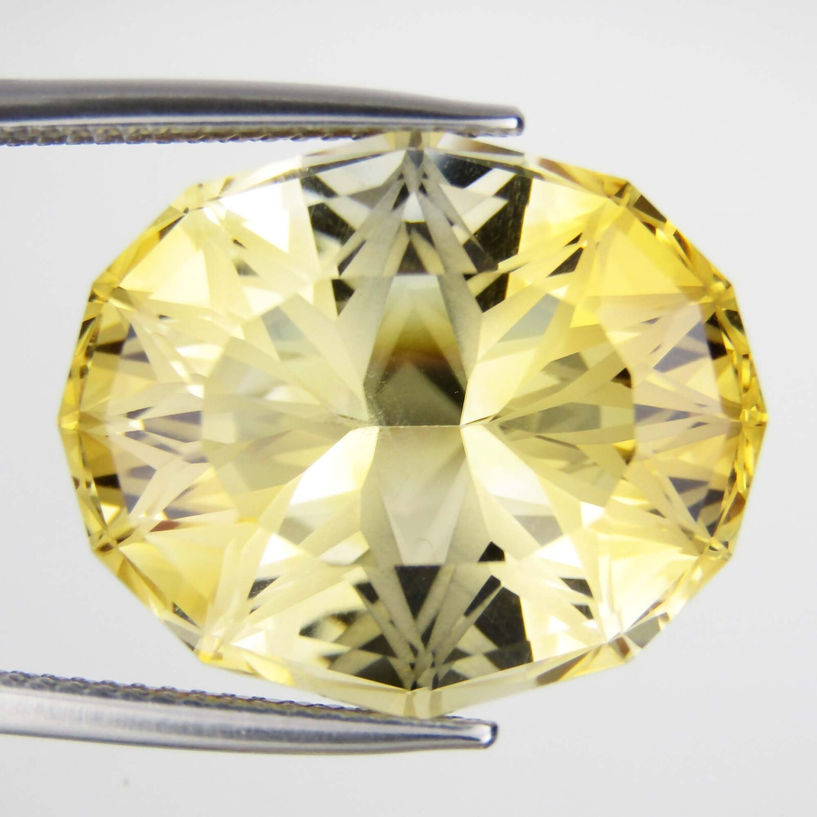 20.50 Cts ATTRACTIVE OVAL CUSTOM CUT NATURAL CITRINE LOOSE GEMSTONE