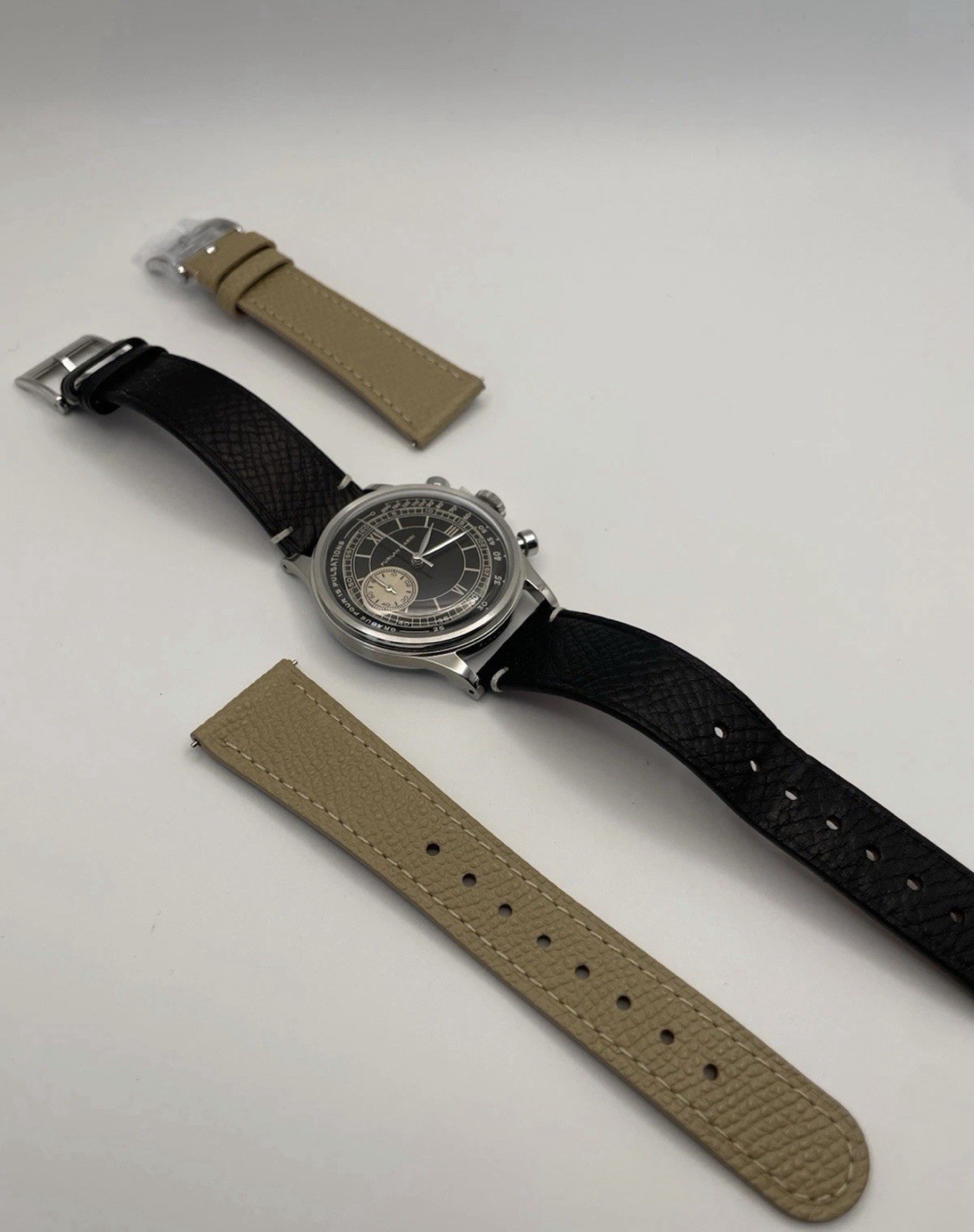 Furlan Marri Nero Sabbia Chronograph Mecha Quartz 1072-A Pulsometer