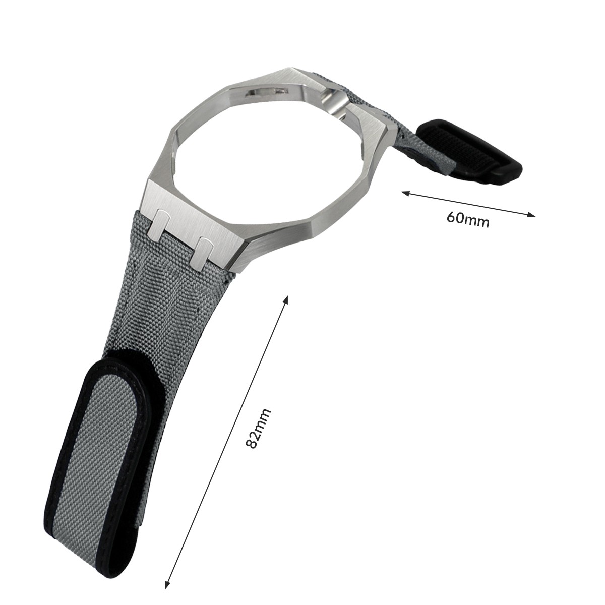 Stainless Steel Case Nylon Band Mod Kit for Swatch Royal Pop Watch Wrist Strap