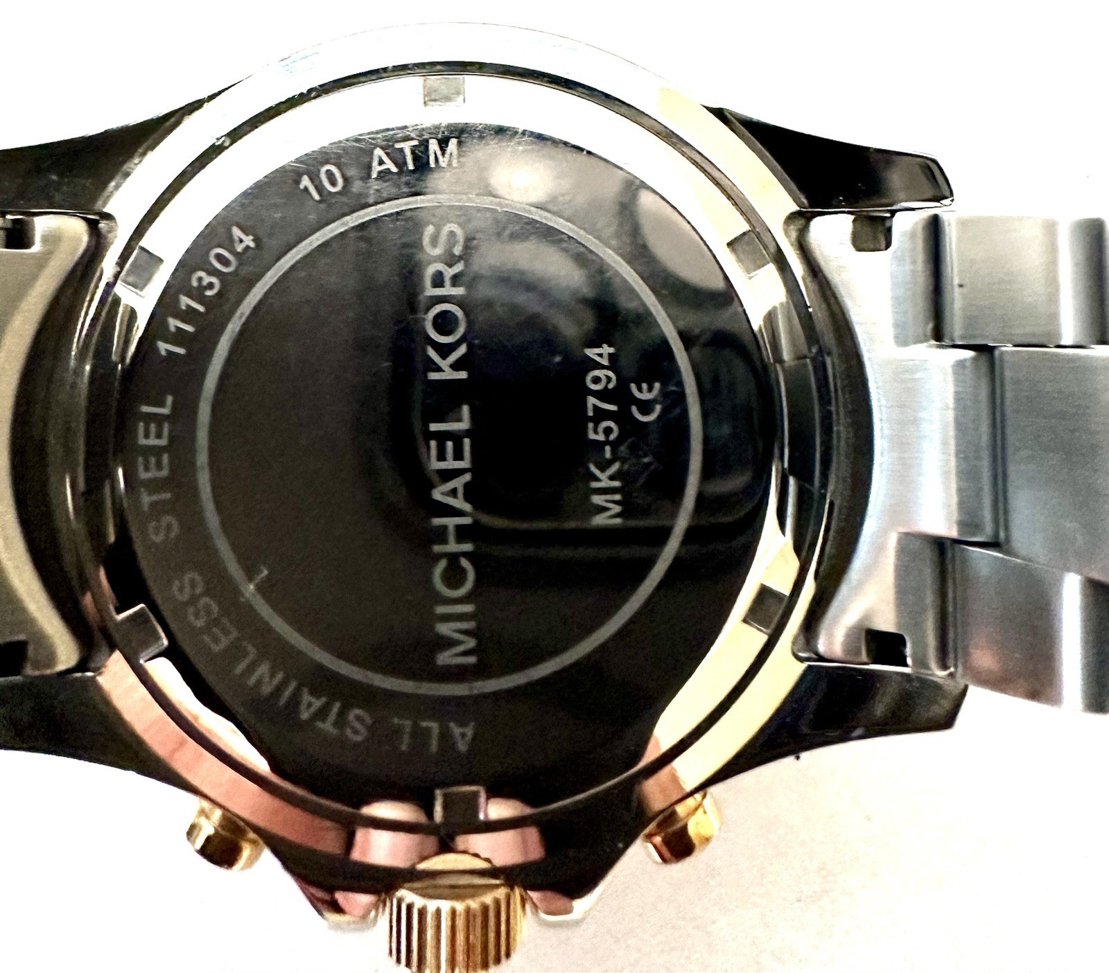 Michael Kors Chronometer Watch MK-5794 Gold Tone/Stainless/Vintage Gold