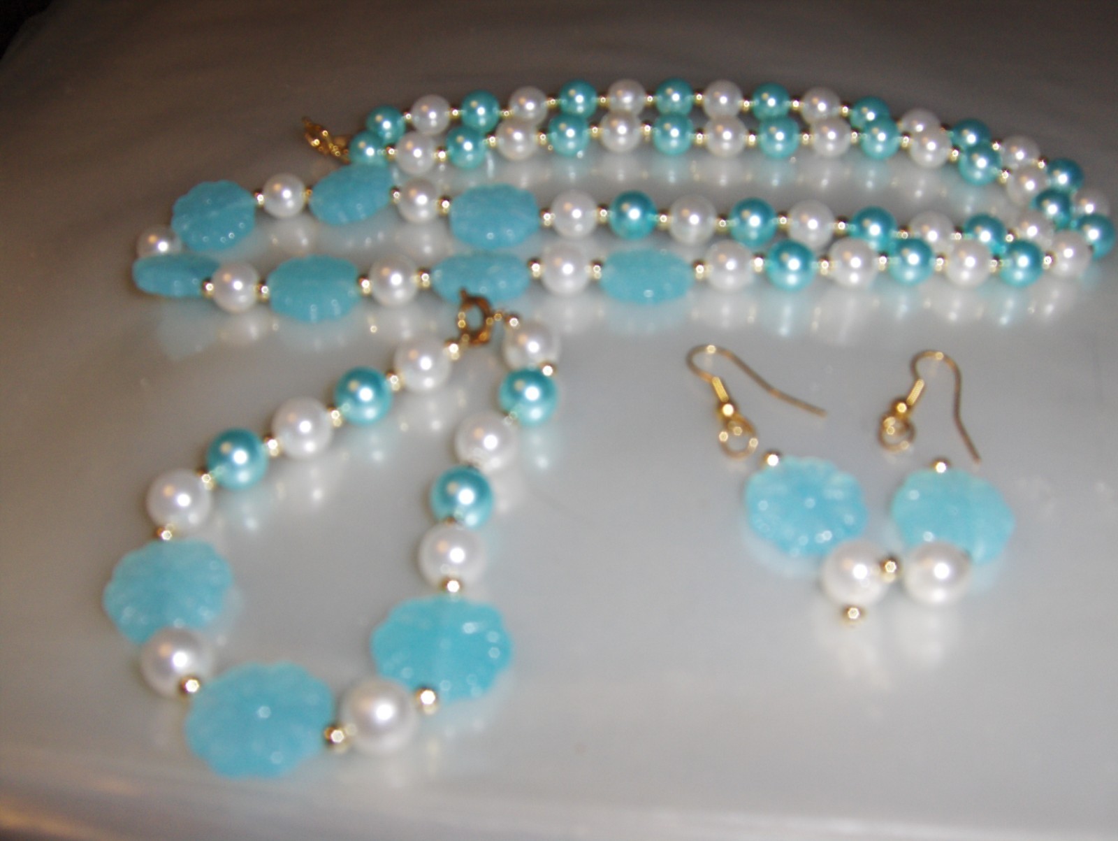 “Flowers & Beads” 3 piece sets