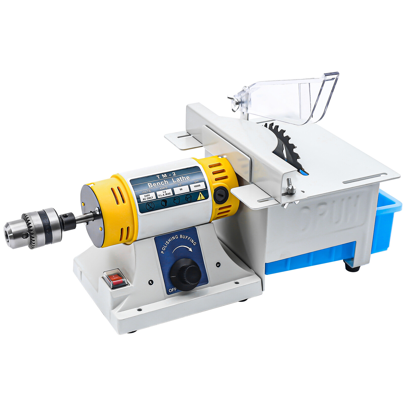 Gem Jewelry Rock Polishing Buffer Bench Lathe Table Saw Cutting Machine Polisher