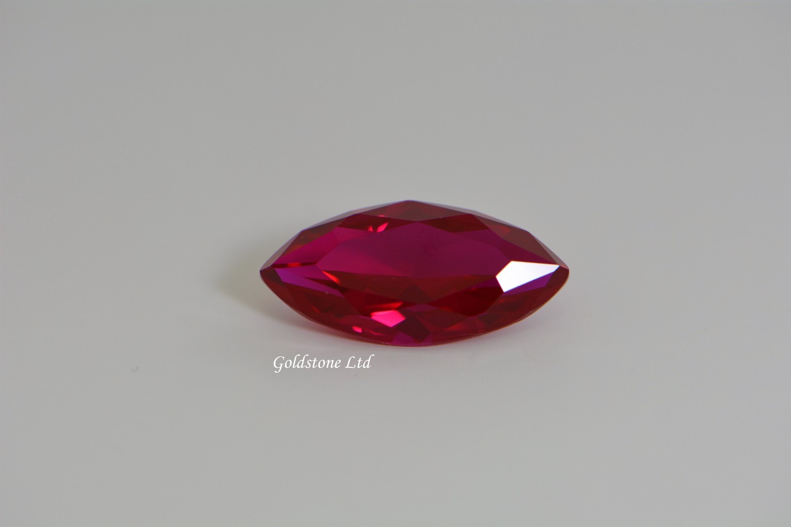 Lab-Created Ruby Marquise Shape Corundum (4×2-24x12mm)