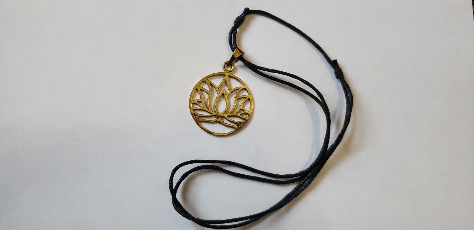Handcrafted Southeast Asia Cambodia Lotus flower pendant and Earrings jewelry.