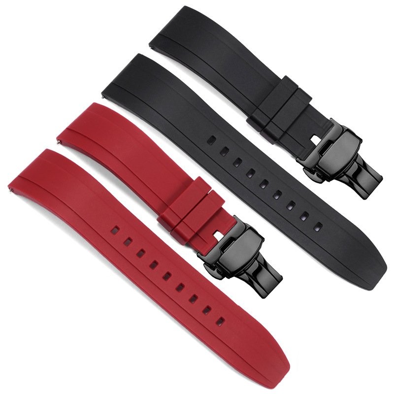 Silicone Watch Strap Band Rubber Smart Bracelet Quick Release 18 20 22 24 26mm