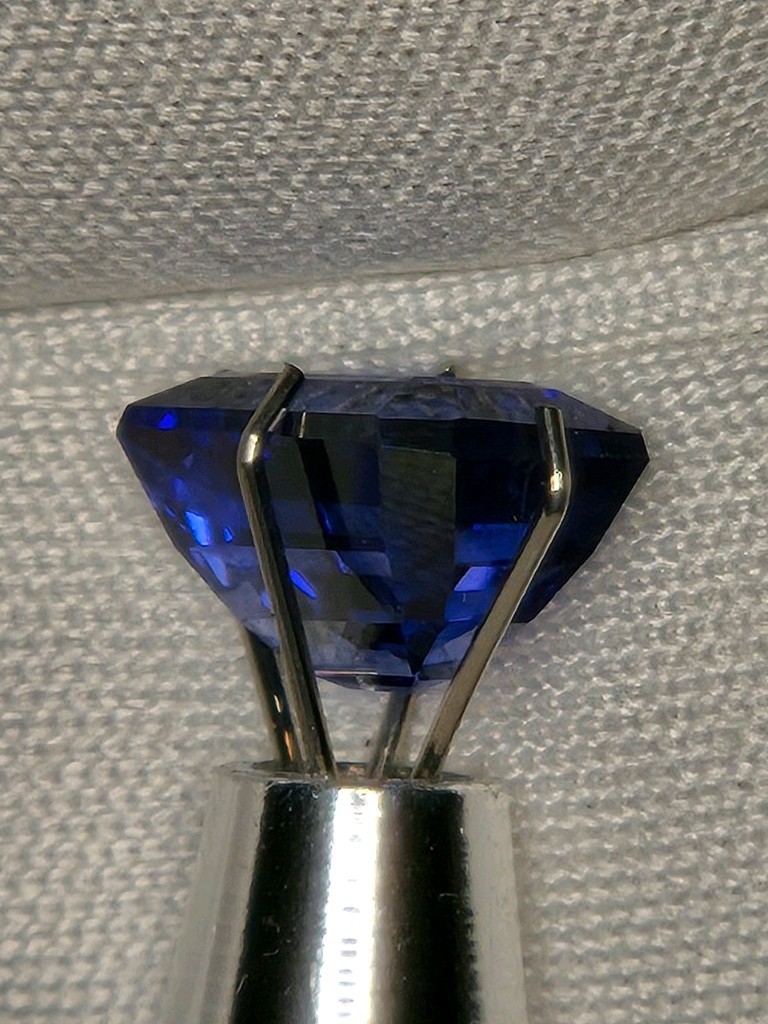 2.80ct Synthetic Blue Spinel Emerald Cut Cobalt Blue Lab-Created Loose Gem