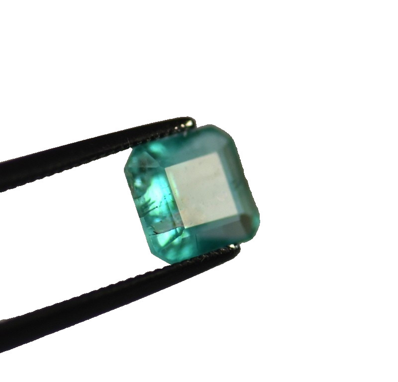 EMERALD .63 CT NATURAL COLOMBIAN EMERALD LOOSE STONE GEMSTONE 5 X 5 mm